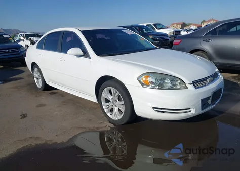 2012 Chevrolet Impala Ls из США, поврежденный, VIN 2G1WF5E33C1143003